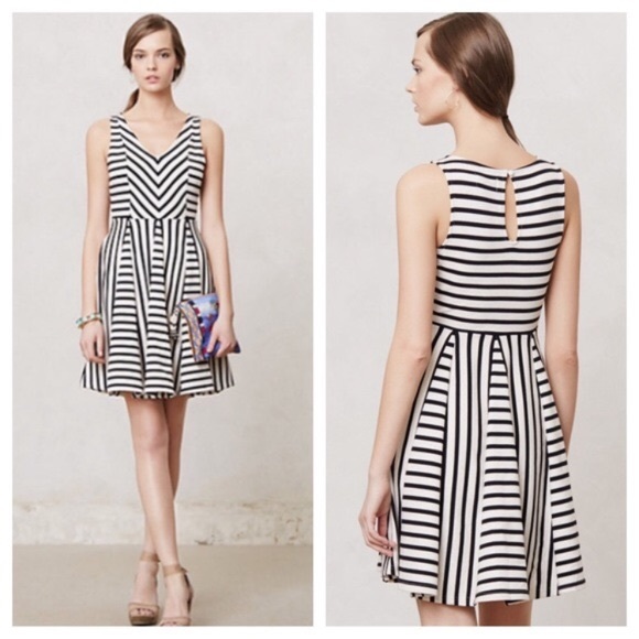 Anthropologie Dresses & Skirts - * Anthropologie Striped Dress, Saturday Sunday Sm